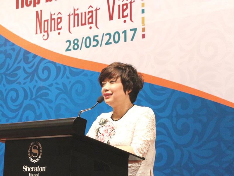 Bà Đỗ Thị Hồng Hạnh, CEO Công ty cổ phần  Bán đấu giá Lạc Việt.