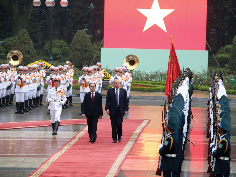 Thăm cấp nhà nước tới Việt Nam ngay trong năm đầu tiên kể từ khi nhậm chức, Tổng thống Hoa Kỳ Donald Trump bất ngờ trước sự phát triển của Việt Nam và mô tả: 