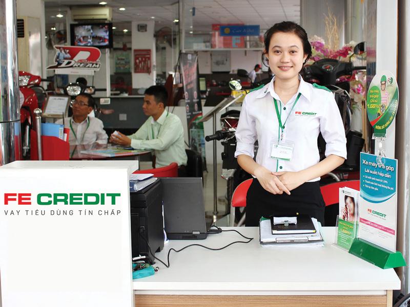 FE Credit là doanh nghiệp chiếm thị phần lớn nhất trên thị trường tài chính tiêu dùng Việt Nam.