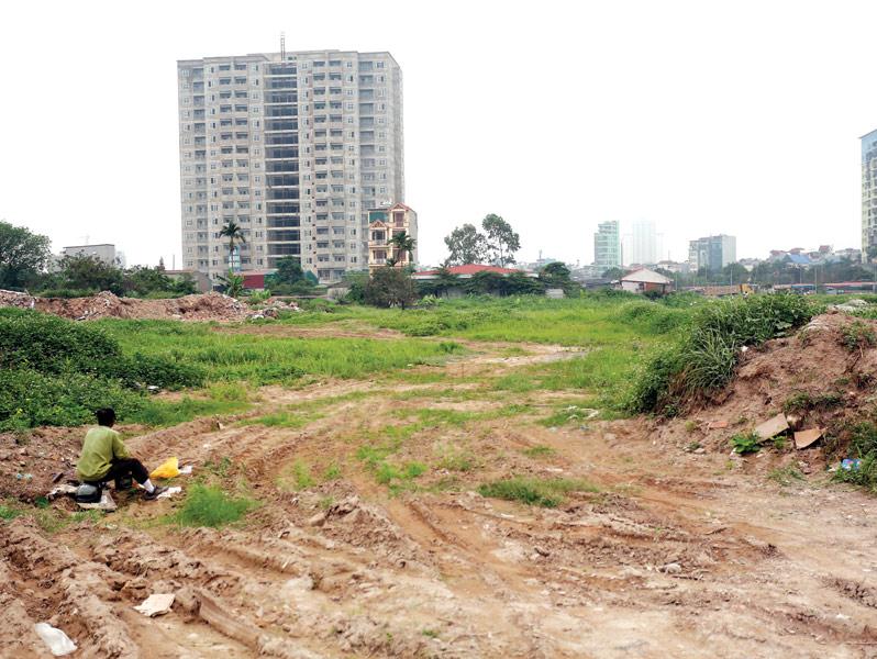 Khu đô thị mới Thịnh Liệt  sau hơn 10 năm được cấp phép xây dựng. Ảnh: Dũng Minh