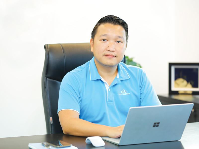 Ông Đặng Tùng Sơn, Phó tổng giám đốc Công ty cổ phần Hạ tầng Viễn thông CMC (CMC Telecom)