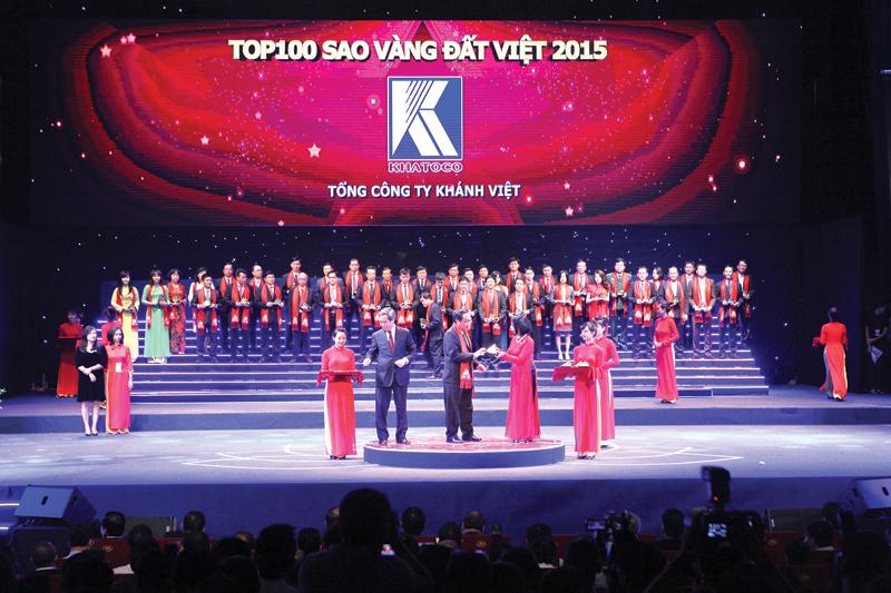 Lễ trao giải Sao Vàng đất Việt năm 2015. Ảnh: Chí Cường