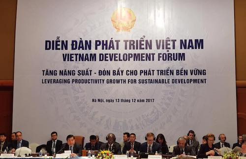 Diễn đàn Phát triển Việt Nam 2017. Ảnh: Internet