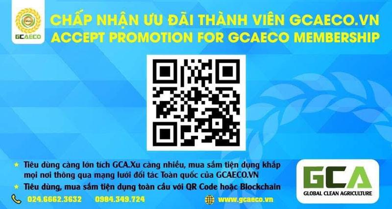  Thành viên và các  đối tác liên kết của sàn TMĐT Gcaeco.vn có thể thanh toán tiện dụng một chạm với phương thức ưu Việt của chương trình tiêu Gca xu - tích Gca xu hấp dẫn.