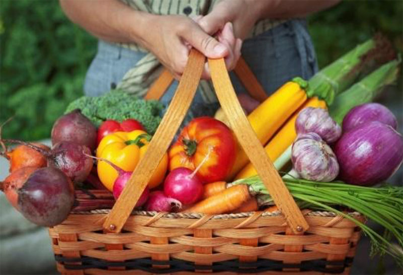Chế độ ăn uống cân đối, ăn nhiều rau xanh và chất xơ giúp cơ thể khỏe mạnh (Nguồn: internet)