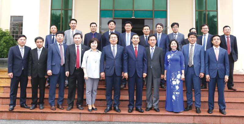 UBND tỉnh Ninh Bình tiếp Đoàn Đại biểu cấp cao TP. Asan (Hàn Quốc) đến tìm hiểu môi trường đầu tư tại địa phương.