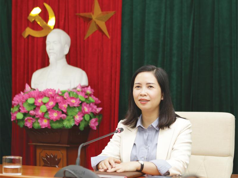 Bà Trần Lan Phương, Phó tổng giám đốc ngân hàng Chính sách xã hội