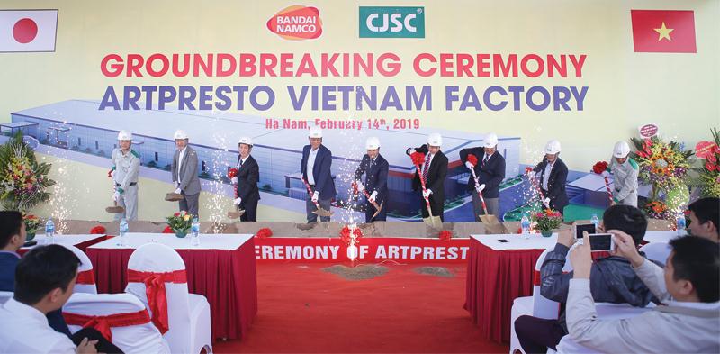 Công ty Artpresto Việt Nam khởi công nhà máy sản xuất bao bì tại Khu công nghiệp Châu Sơn (Hà Nam).