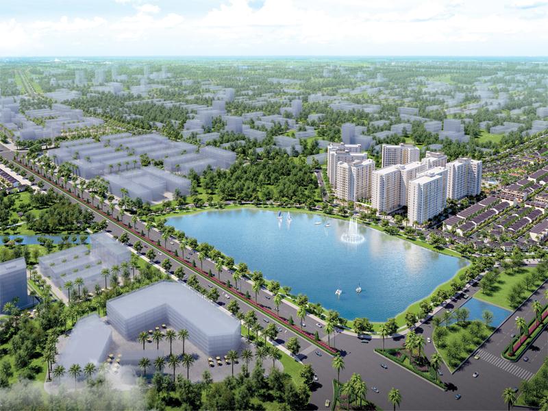 Quy hoạch tổng thể dự kiến của Khu đô thị Nam Long - Hải Phòng.