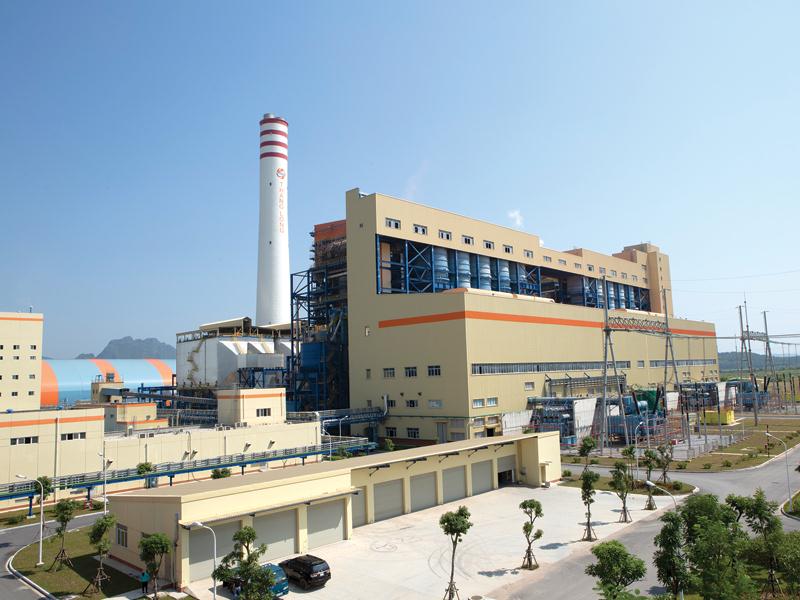 Toàn cảnh Nhà máy Nhiệt điện Thăng Long của Geleximco tại Quảng Ninh.