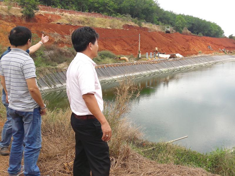 Lãnh đạo Công ty TNHH Cao su Thuận Lợi đang lo lắng với quy định nước thải phải đạt chuẩn cột A.