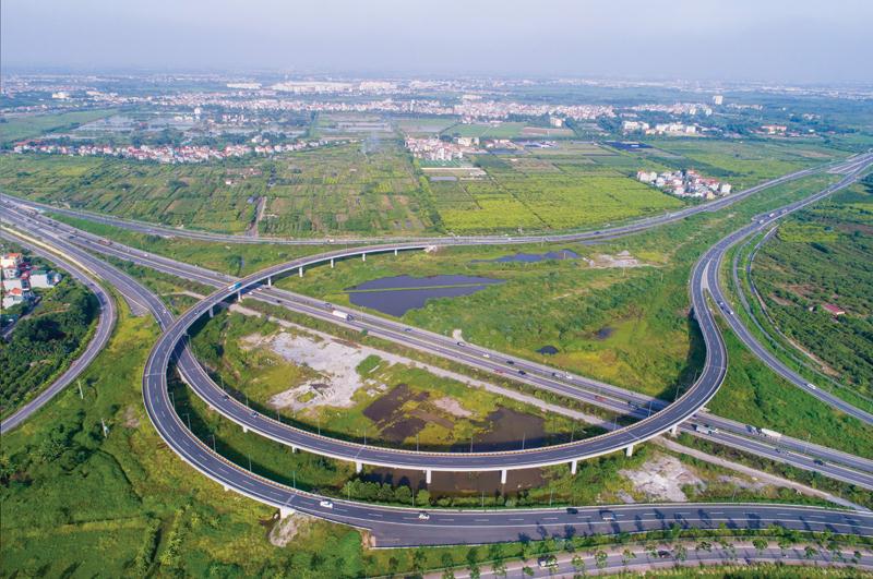 Dự án đường cao tốc Hà Nội  - Hải Phòng. Ảnh: S.T