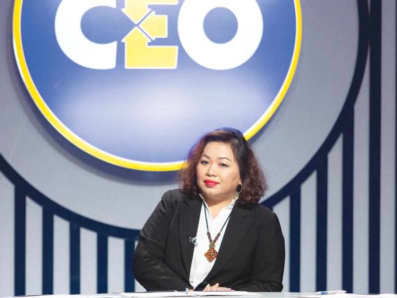 Bà chủ thương hiệu hoa VPFlower Ngô Thị Hồng An trong Chương trình CEO - Chìa khóa thành công.