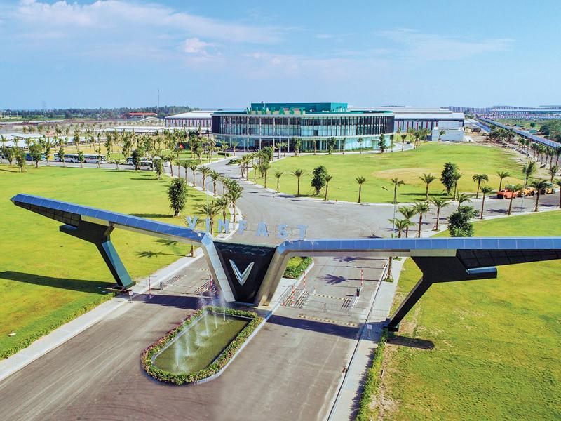 Nhà máy Sản xuất ô tô Vinfast tại Khu kinh tế Đình Vũ - Cát Hải (Hải Phòng). Ảnh: Vingroup