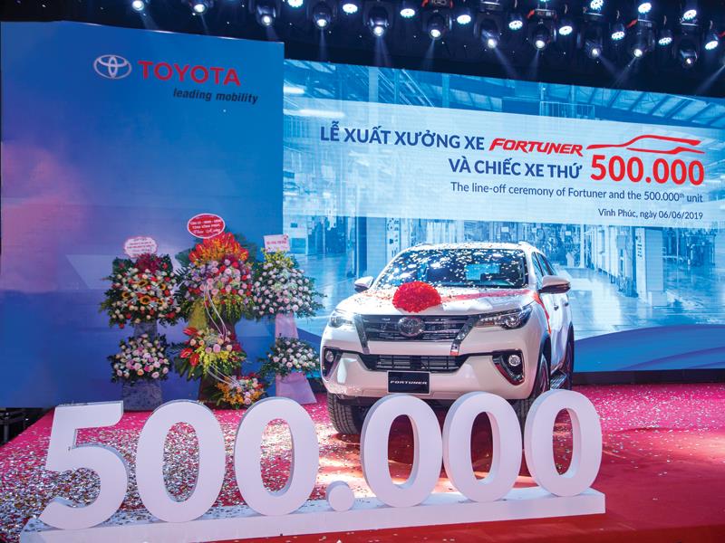 Toyota Việt Nam làm lễ xuất xưởng chiếc xe thứ  500.000.