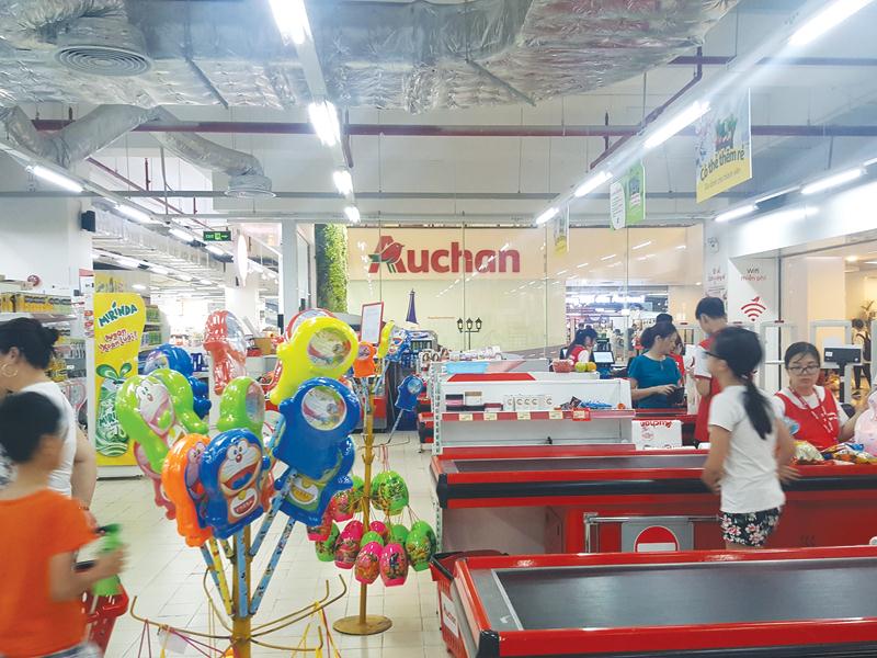 Chuỗi bán lẻ Auchan có mặt tại thị trường Việt Nam từ năm 2015. Ảnh: Đức Thanh