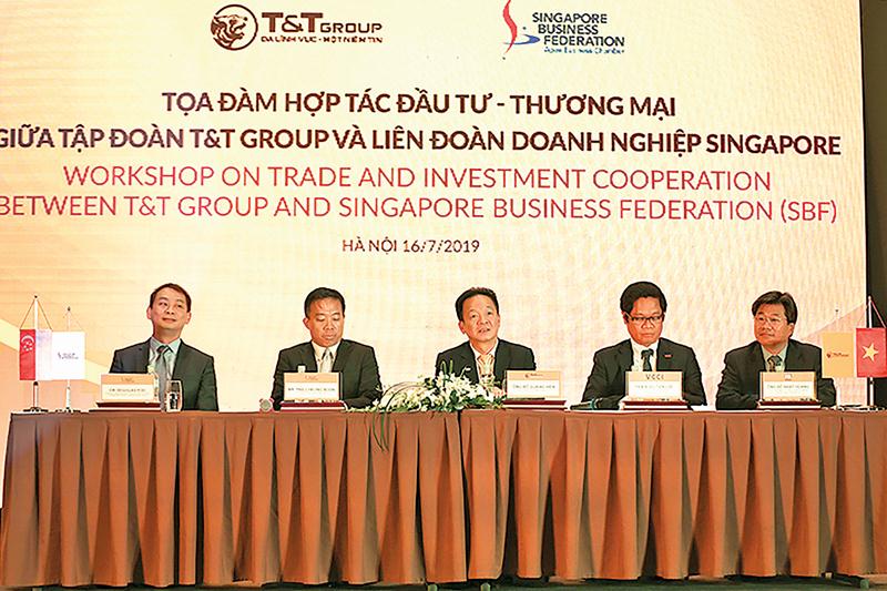 T&T Group và Liên đoàn doanh nghiệp Singapore tọa đàm về hợp tác đầu tư - thương mại.