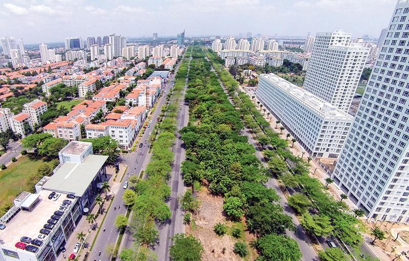 Khu Nam TP.HCM đang thu hút nhiều Dự án bất động sản bởi hạ tầng ngày càng hoàn thiện. Trong ảnh: Đường Nguyễn Văn Linh - tuyến huyết mạch của khu Nam.