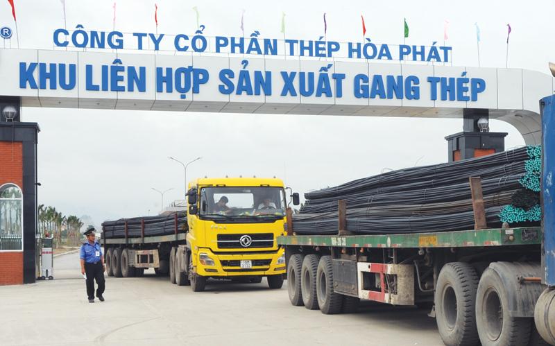 Hòa Phát đặt mục tiêu sản xuất 4 triệu tấn thép từ cuối năm 2019. Ảnh: Đức Thanh