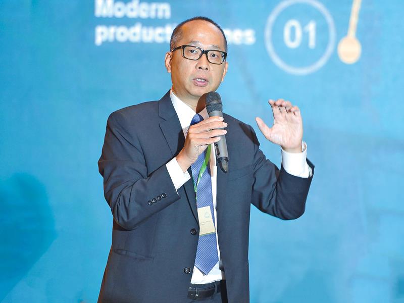 Ông Patrick Chung, Tổng giám đốc Công ty TNHH Giấy Lee & Man Việt Nam.