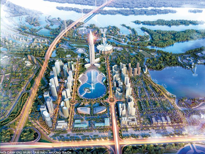 Mô hình Dự án thành phố thông minh tại phía Bắc Hà Nội.