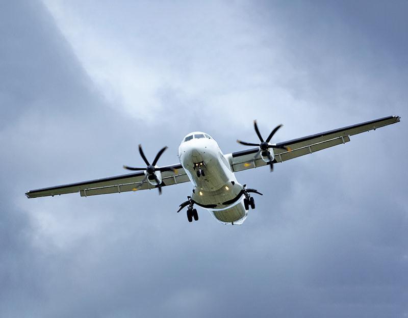Máy bay ATR72 thường được khai thác các chặng bay ngắn.