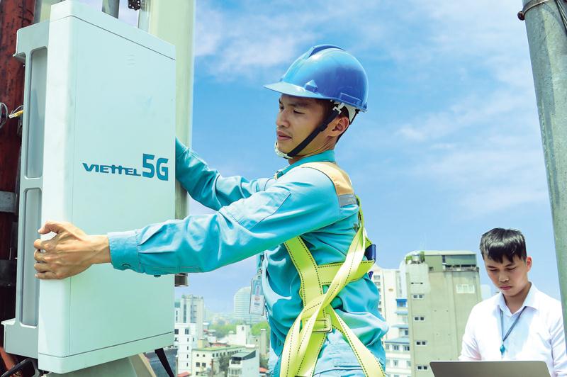 Hiện Viettel tập trung 300 kỹ sư giàu kinh nghiệm cho Dự án 5G. Ảnh: H.T
