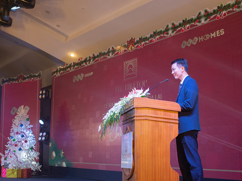 Ông Nguyễn Hoài Sơn - Phó Tổng giám đốc FLCHomes phát biểu trong chương trình.