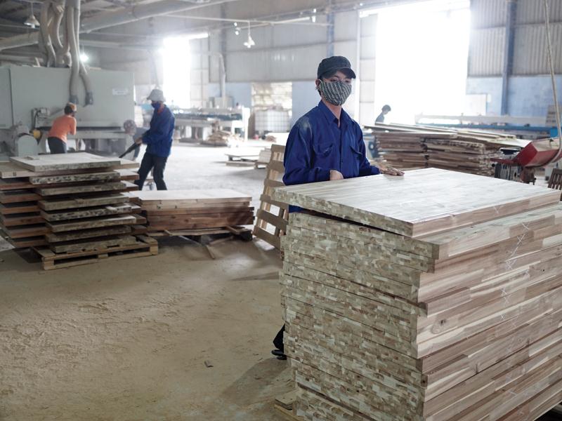 Nhiều doanh nghiệp gỗ đang kỳ vọng đẩy mạnh xuất khẩu sang thị trường EU. Ảnh: Đức Thanh