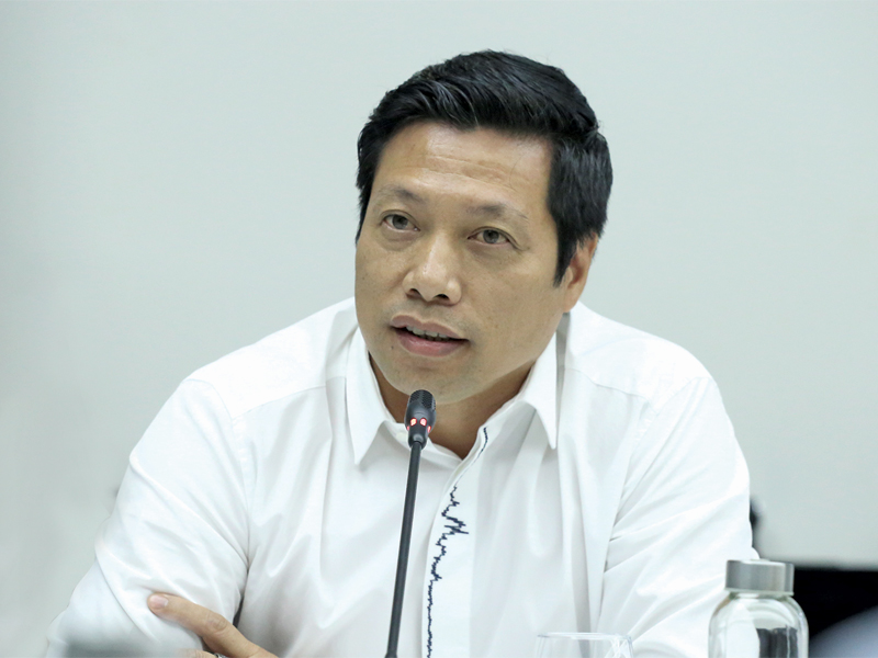  KTS-TS. Tô Như Toàn, Chủ tịch Tập đoàn Văn Phú - Invest phát biểu tại Tọa đàm.