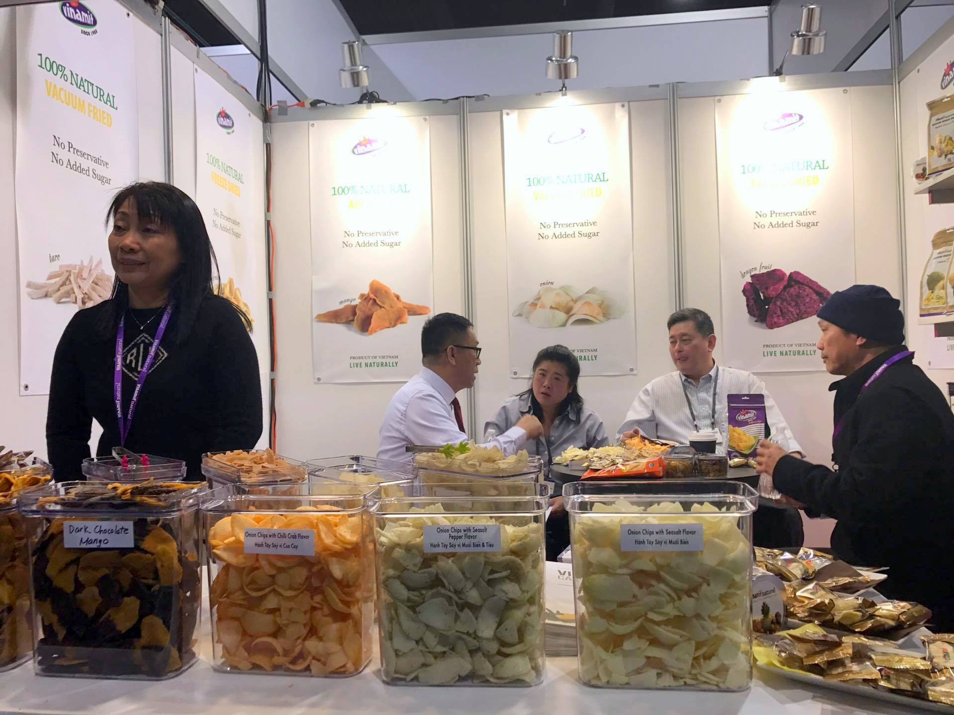 Vinamit tham dự Hội chợ quốc tế Thực phẩm và Đồ uống tại Mỹ (năm 2016)