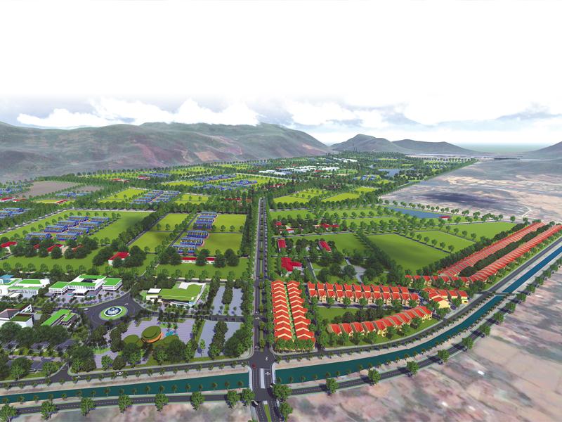 Phối cảnh Khu nông nghiệp ứng dụng công nghệ cao Phú Yên.