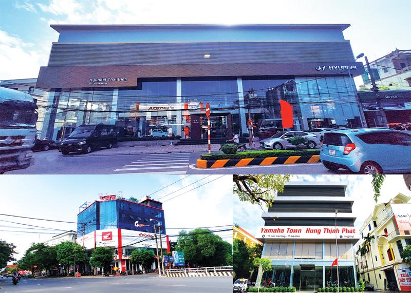 Trung tâm kinh doanh xe máy, đại lý Hyundai 3S của Công ty Hưng Thịnh được đầu tư hiện đại.