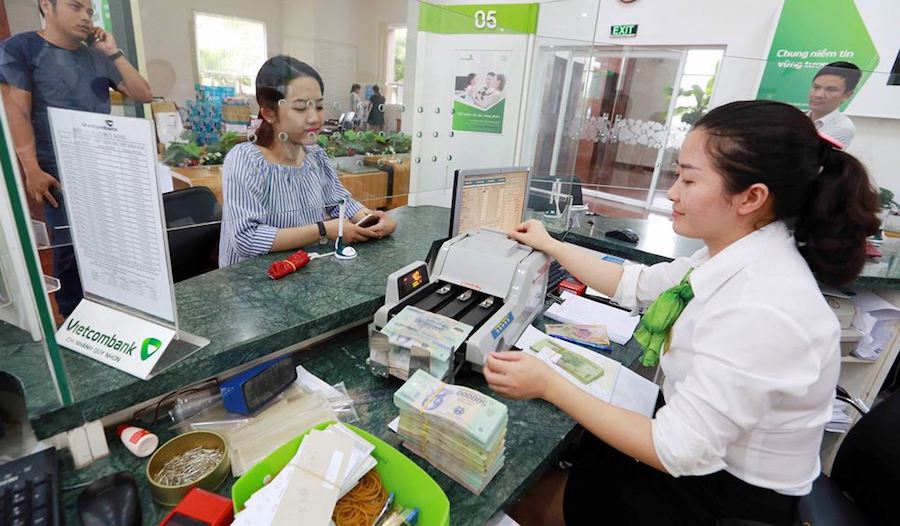 Tại Vietcombank, dư nợ cho vay trong 9 tháng đầu năm 2020 đạt 783.757 tỷ đồng.