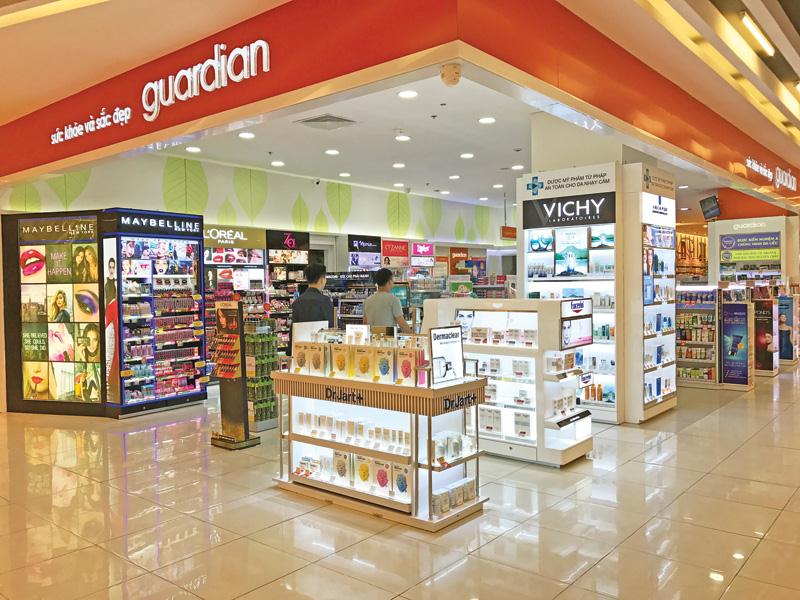 Dồn dập mở rộng chuỗi cửa hàng là chiến lược mà Guardian lựa chọn để tạo lợi thế cạnh tranh tại thị trường Việt Nam.