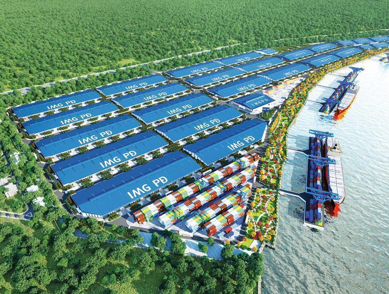KCN Cầu cảng IMG Phước Đông nằm ở vị trí giao thông thuận lợi cả về đường bộ, đường thủy.