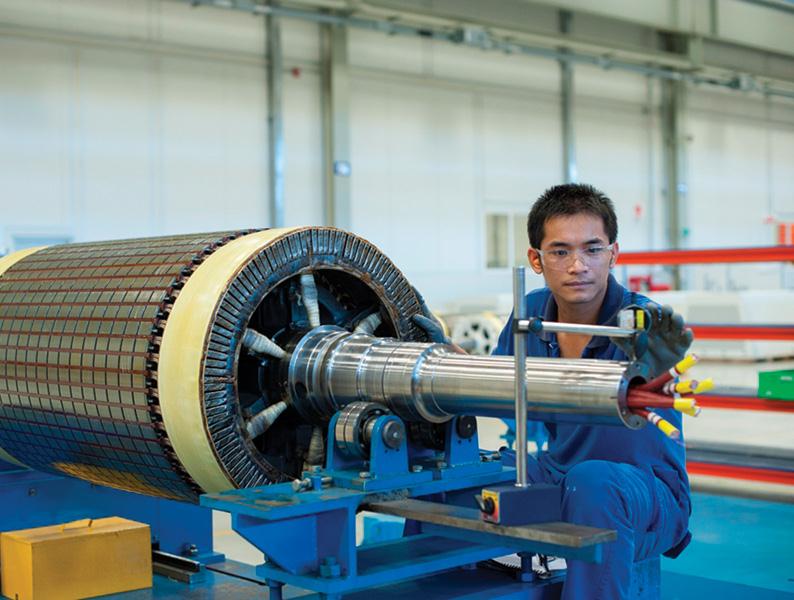 Các nhà đầu tư Hoa Kỳ đã tham gia khoảng 20 ngành, nghề tại Việt Nam. Trong ảnh: Nhà máy của GE tại Hải Phòng. Ảnh: GE