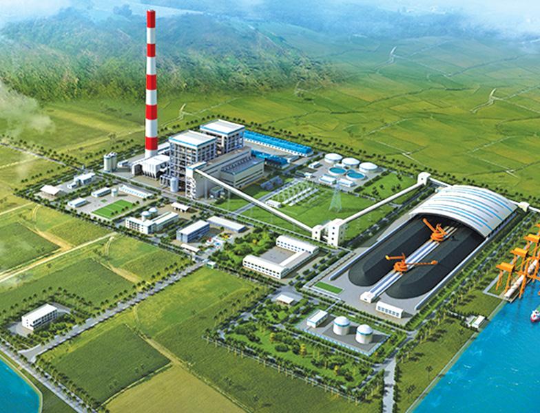 Phối cảnh Dự án Nhà máy Nhiệt điện An Khánh (Bắc Giang). Ảnh: S.T