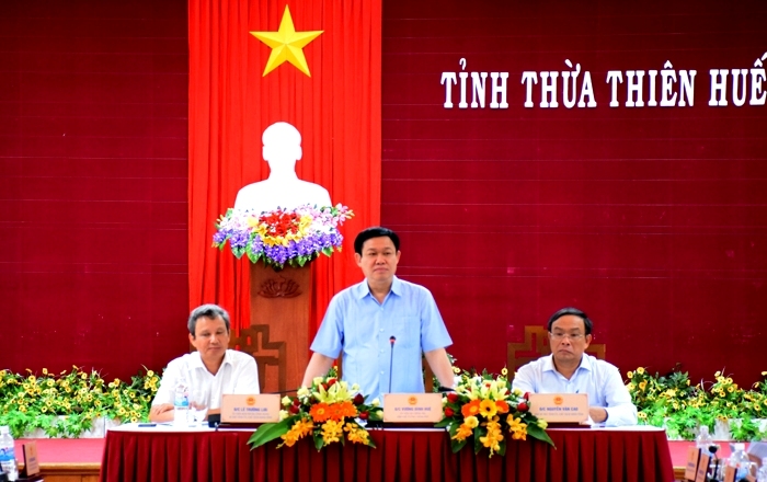 Phó Thủ tướng Vương Đình Huệ cho rằng Thừa Thiên Huế phải lấy du lịch, dịch vụ làm đầu.