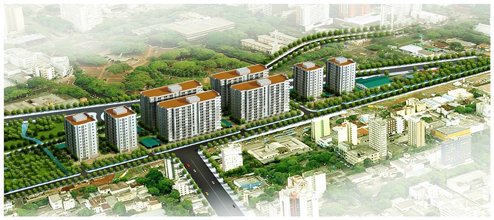 Phối cảnh Dự án Khu chung cư nhà ở xã hội Khu công nghiệp Hòa Khánh