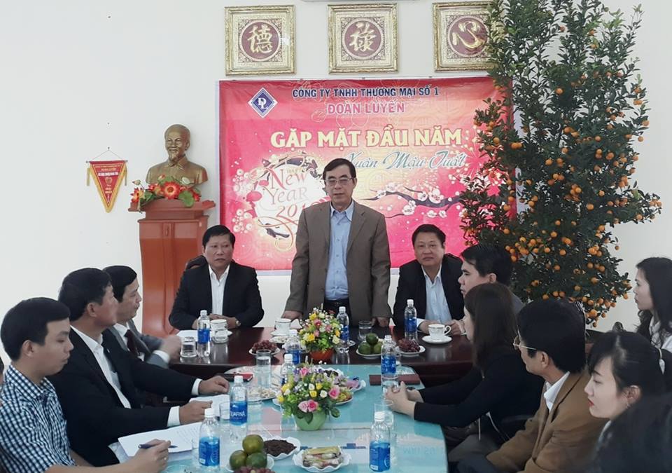 Chủ tịch Nguyễn Đức Chính thăm Công ty TNHH Thương mại số 1 Đoàn Luyến.