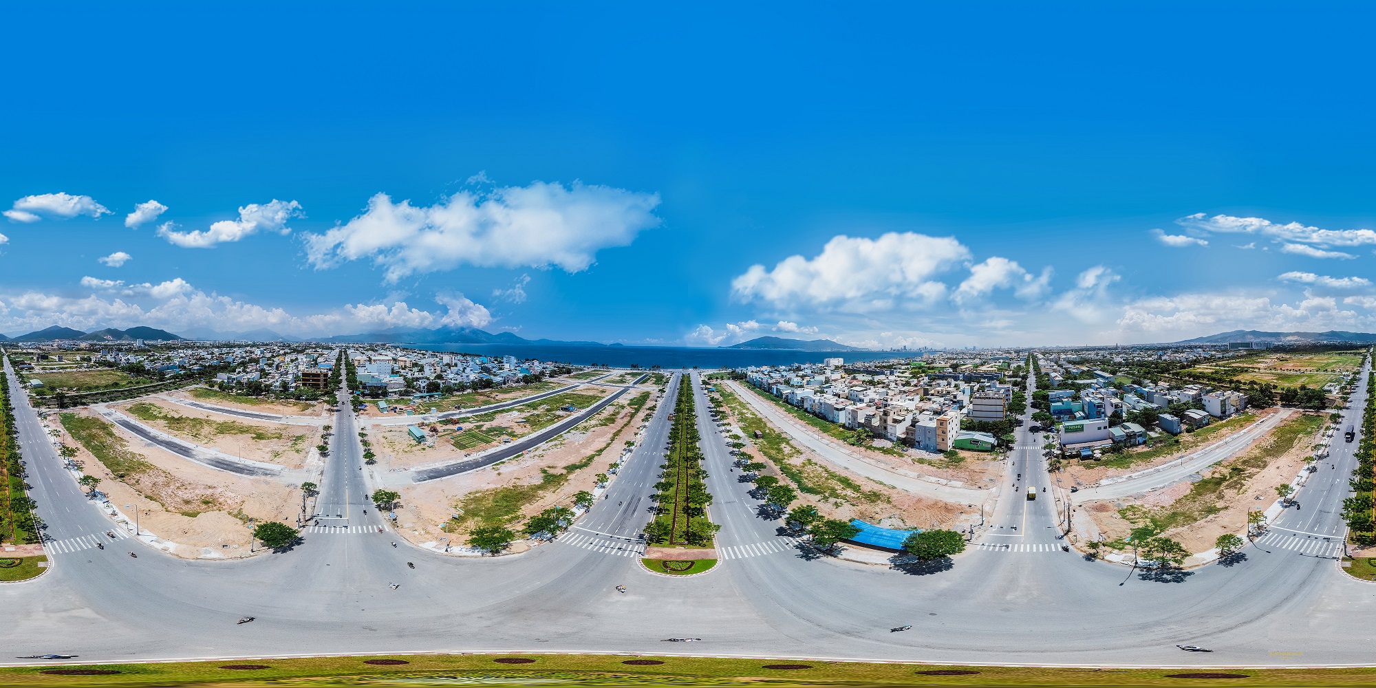 Dự án  Kim Long City - Khu E đã hoàn thiện về mặt hạ tầng.