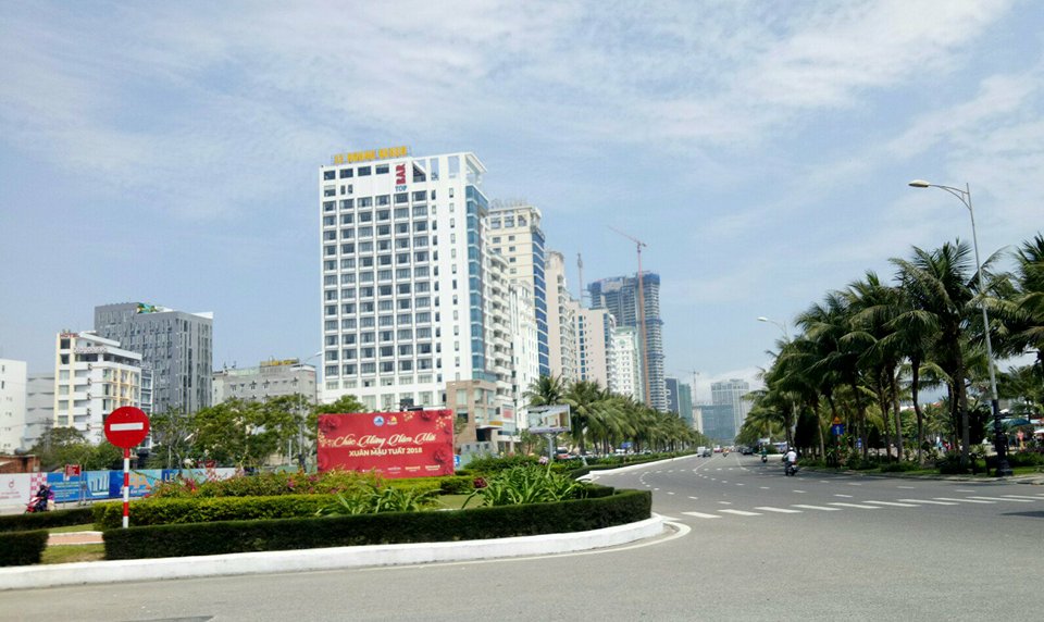 Khu vực ven biển thành phố Đà Nẵng.