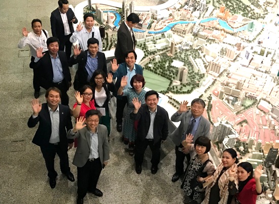 Đoàn công tác Đà Nẵng tiến hành khảo sát quy hoạch phát triển đô thị tại Singapore