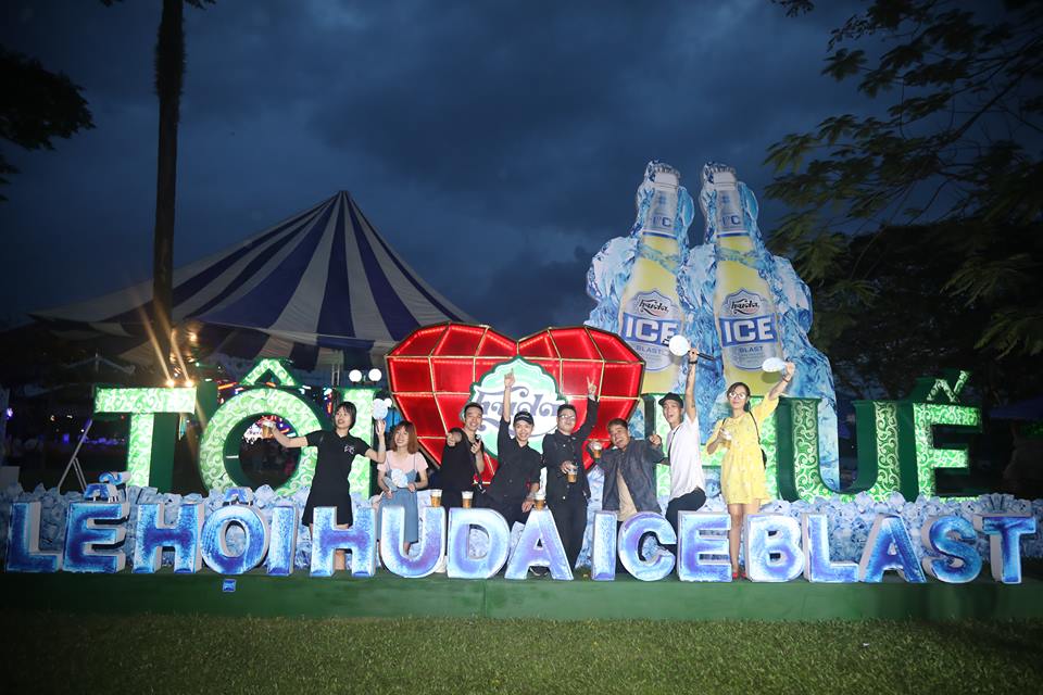 Sản phẩm Huda Ice Lễ hội Festival bia vừa qua.