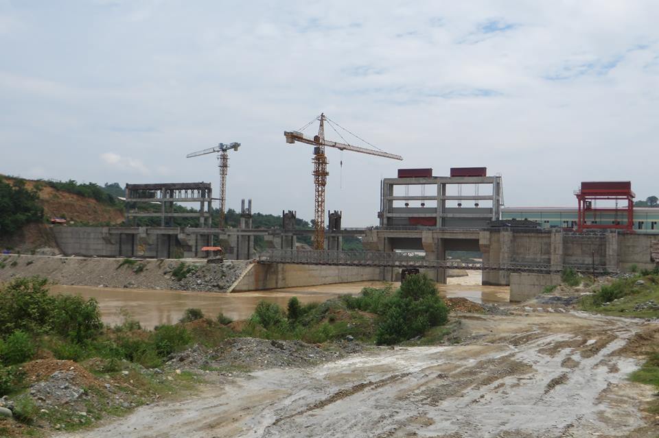 Dự án thủy điện Chi Khê đang trên đà hoàn thành, vừa tích nước vận hành.