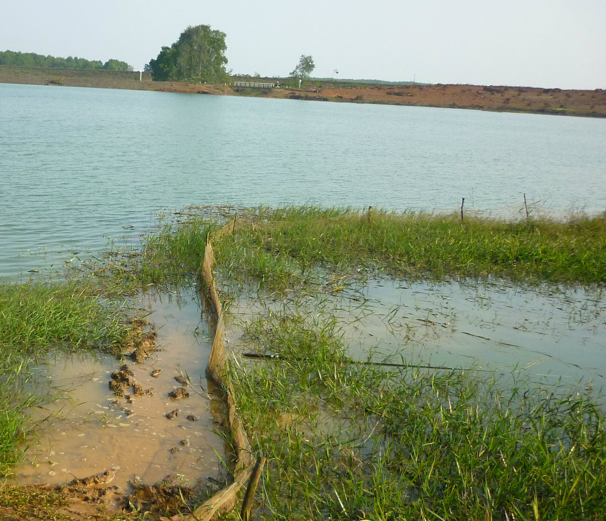 Một công trình cấp nước tưới tiêu cho nông nghiệp tại huyện Gio Linh, tỉnh Quảng Trị. 