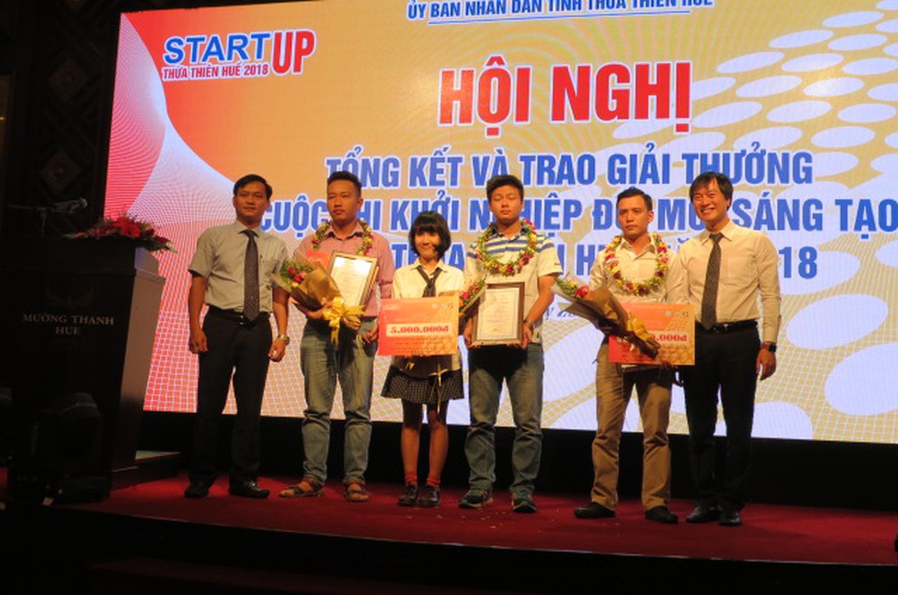 Trao thưởng cuộc thi khởi nghiệp Đổi mới sáng tạo Thừa Thiên Huế 2018