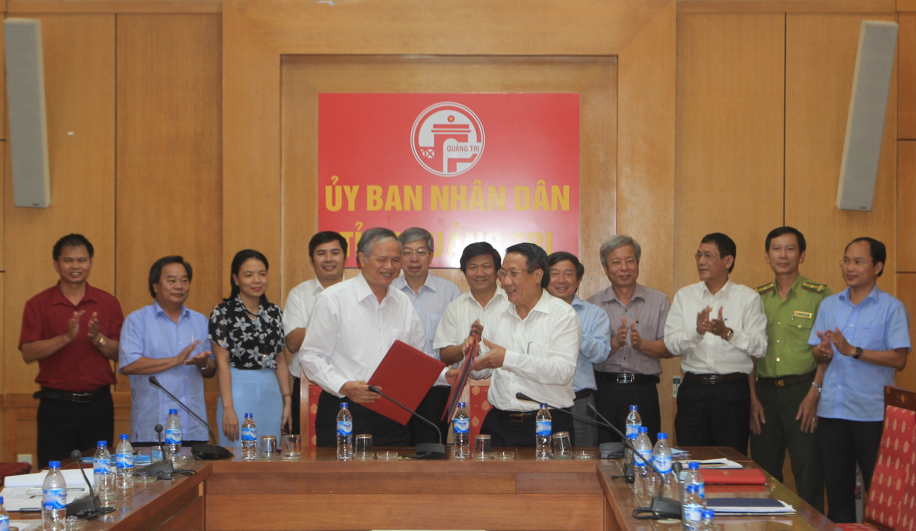 UBND tỉnh Quảng Trị và Trường Đại học Lâm nghiệp ký kết thỏa thuận hợp tác.