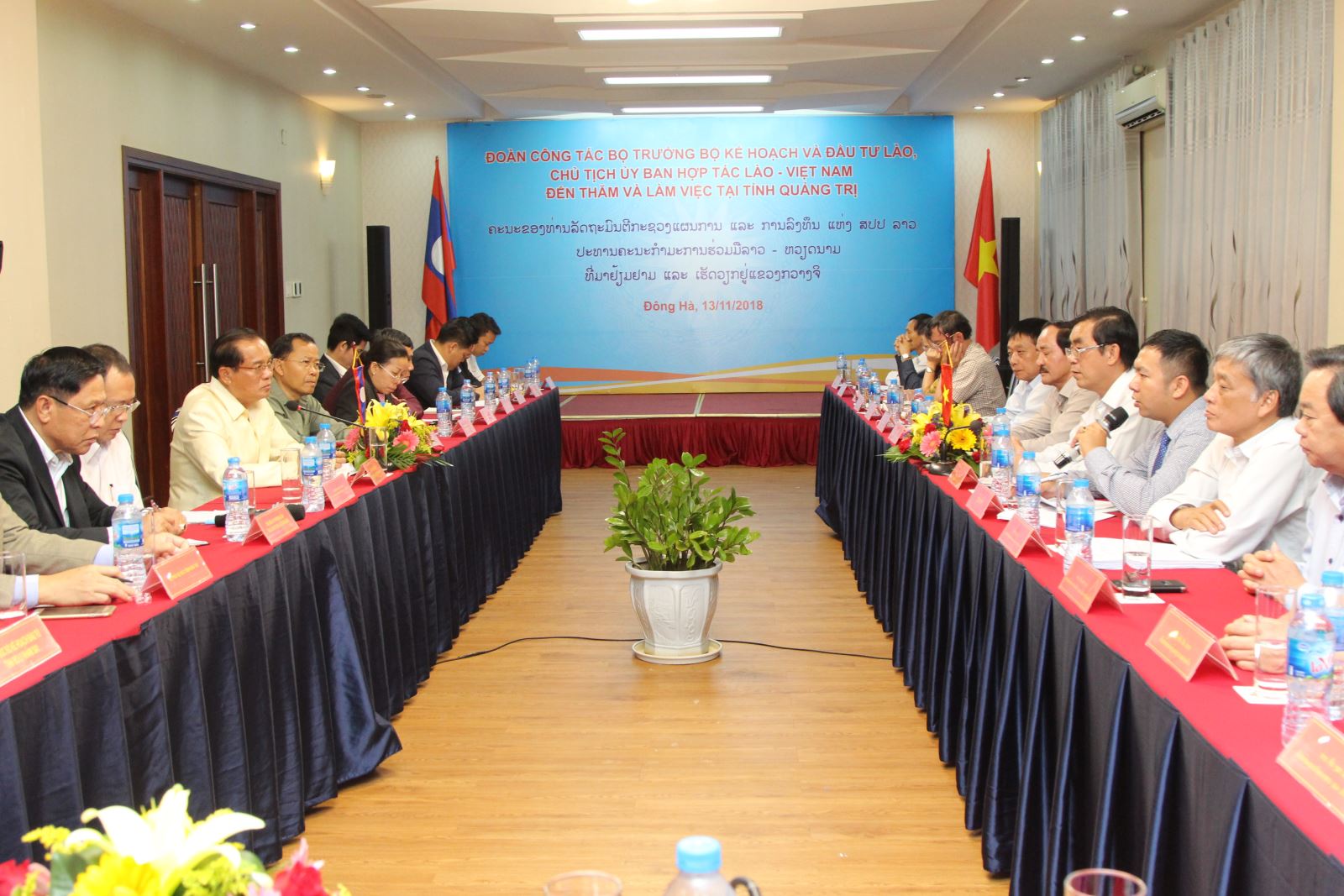 Bộ KH&ĐT Lào làm việc UBND tỉnh Quảng Trị.